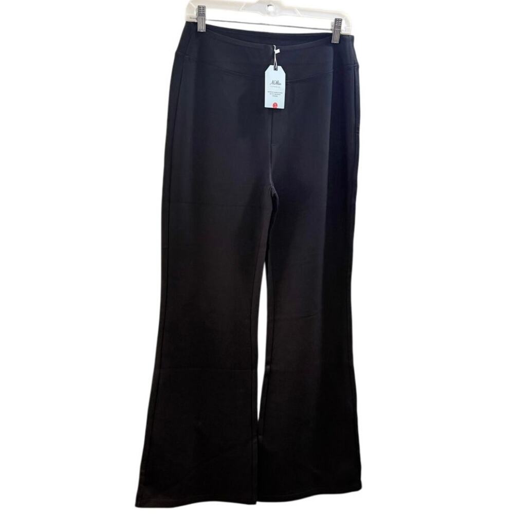 NEW Nimin Women's Work Business Casual Stretchy High Waist Pants Black Size L
